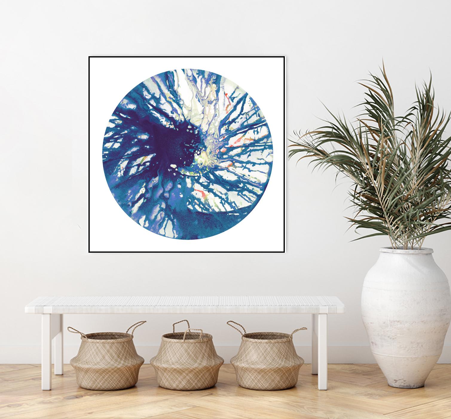 Spin Art 24 by Kyle Goderwis on GIANT ART - pink abstract