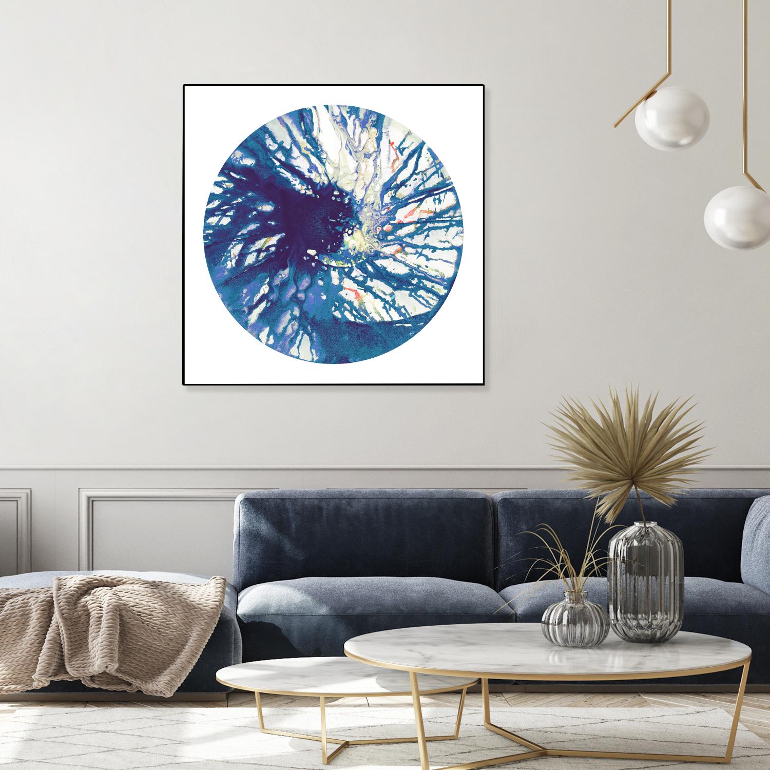 Spin Art 24 by Kyle Goderwis on GIANT ART - pink abstract