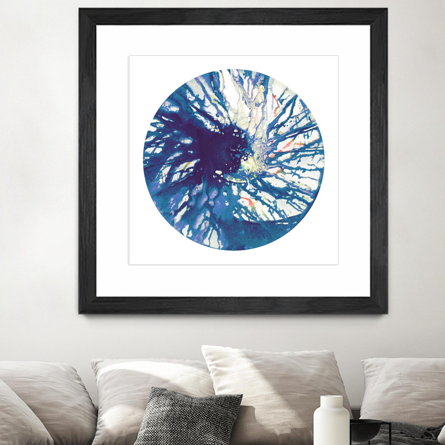Spin Art 24 by Kyle Goderwis on GIANT ART - pink abstract