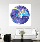 Spin Art 26 by Kyle Goderwis on GIANT ART - green abstract
