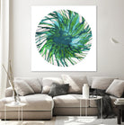 Spin Art 29 by Kyle Goderwis on GIANT ART - green abstract