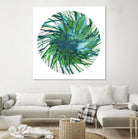 Spin Art 29 by Kyle Goderwis on GIANT ART - green abstract