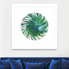 Spin Art 29 by Kyle Goderwis on GIANT ART - green abstract
