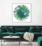 Spin Art 29 by Kyle Goderwis on GIANT ART - green abstract