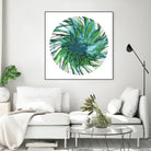 Spin Art 29 by Kyle Goderwis on GIANT ART - green abstract