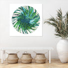 Spin Art 29 by Kyle Goderwis on GIANT ART - green shapes