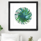 Spin Art 29 by Kyle Goderwis on GIANT ART - green abstract