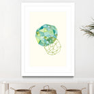 Embroidered Prism Collage 3 by Natasha Marie on GIANT ART - blue contemporary