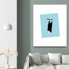 No Pussyfooting by Richard Vergez on GIANT ART - grey abstract