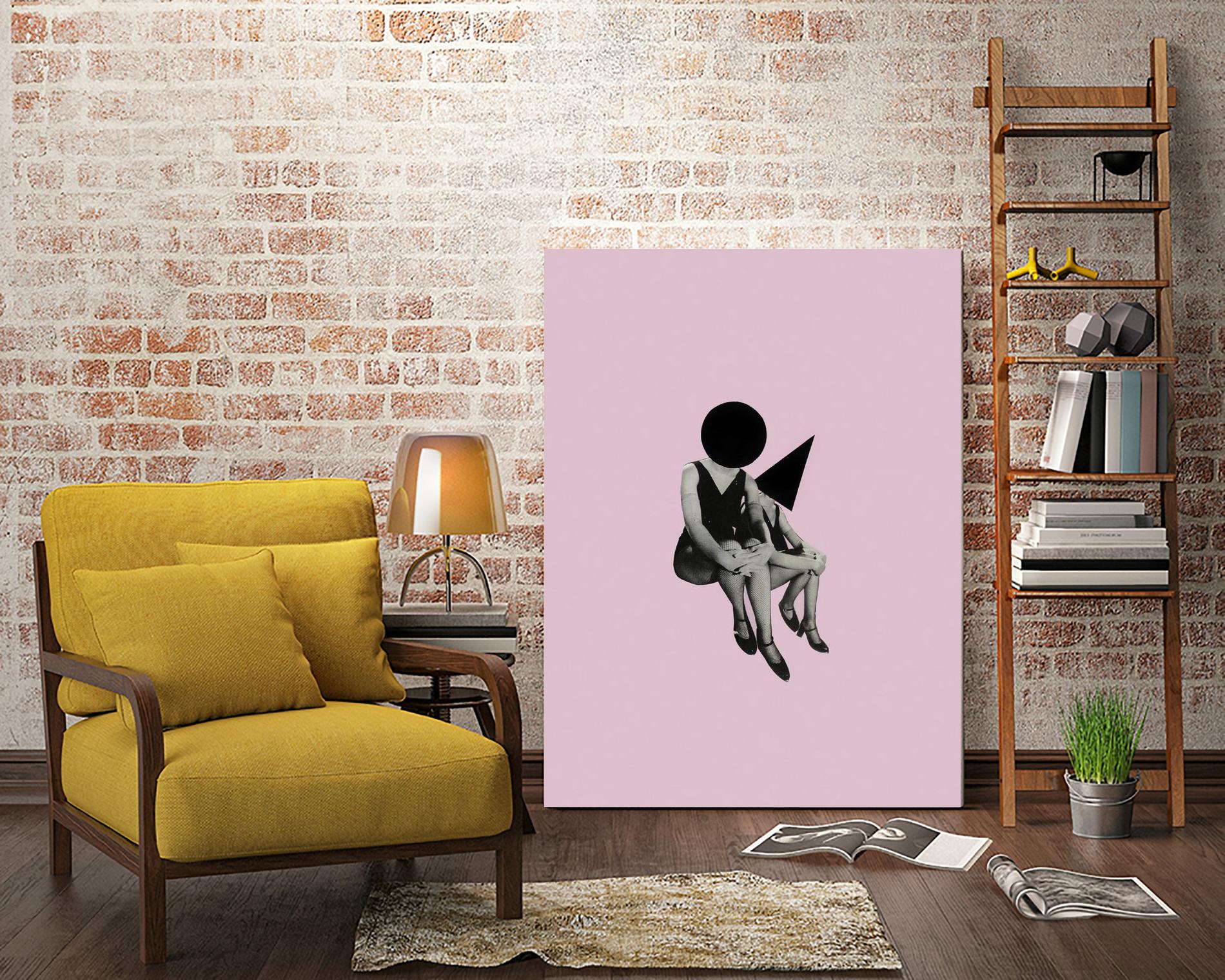 Pink Opaque by Richard Vergez on GIANT ART - pink abstract