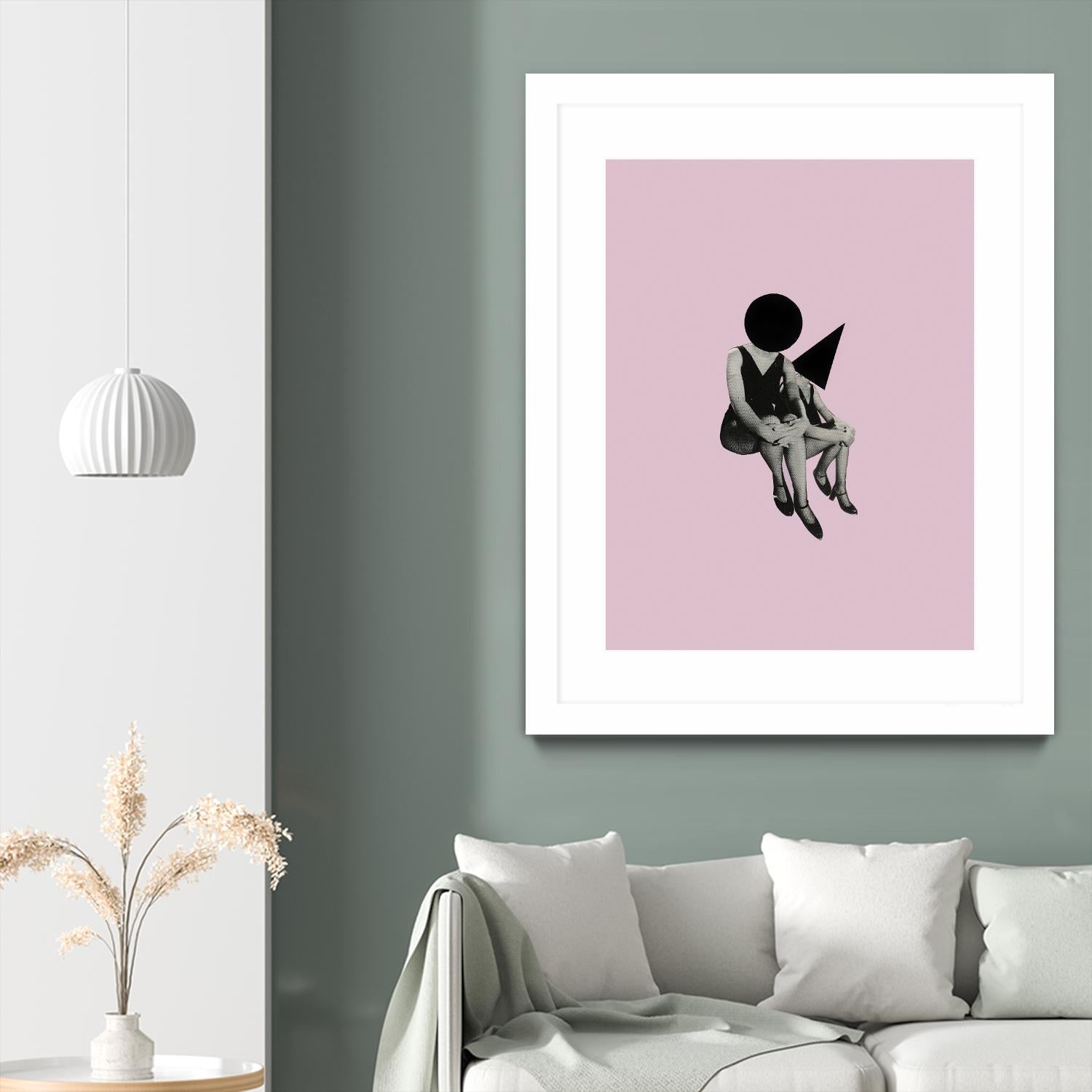 Pink Opaque by Richard Vergez on GIANT ART - pink abstract