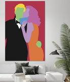 Kiss 1 by Eric Scheib on GIANT ART - orange contemporary