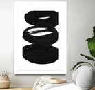 Composition in Black and White 5 by THE Studio on GIANT ART - white abstract