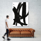 Composition in Black and White 7 by THE Studio on GIANT ART - white abstract