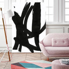 Composition in Black and White 7 by THE Studio on GIANT ART - white abstract