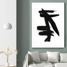 Composition in Black and White 9 by THE Studio on GIANT ART - white abstract