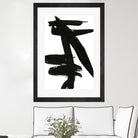 Composition in Black and White 9 by THE Studio on GIANT ART - white abstract