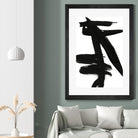 Composition in Black and White 9 by THE Studio on GIANT ART - white abstract