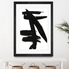 Composition in Black and White 9 by THE Studio on GIANT ART - white abstract