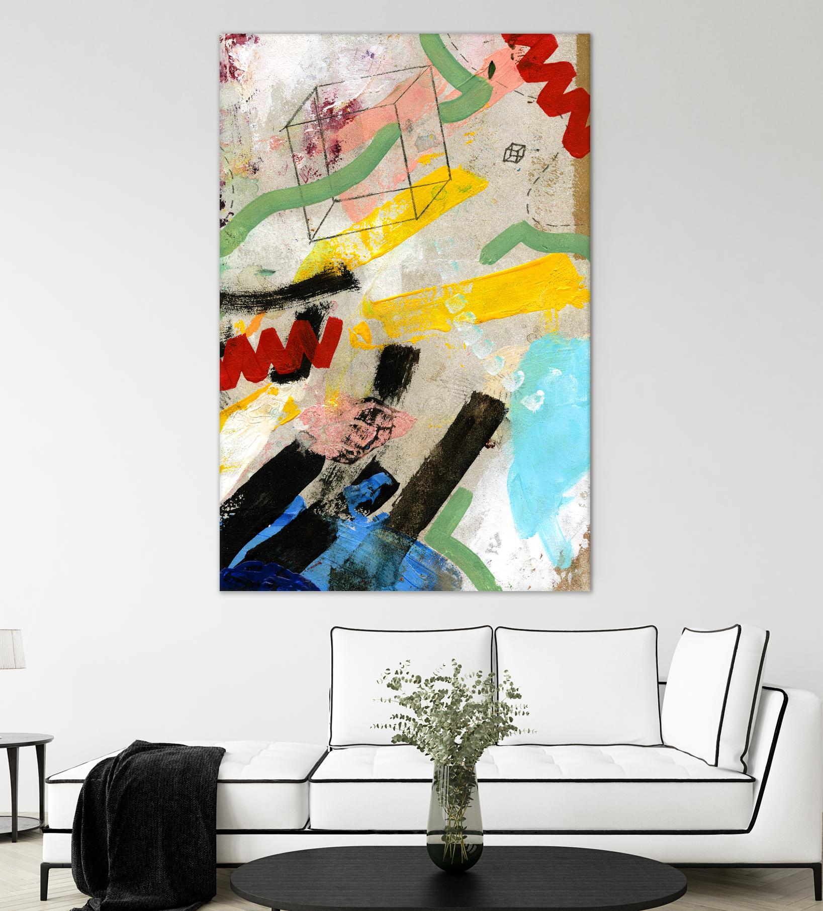Palette 2 by Stefano Altamura on GIANT ART - beige abstract