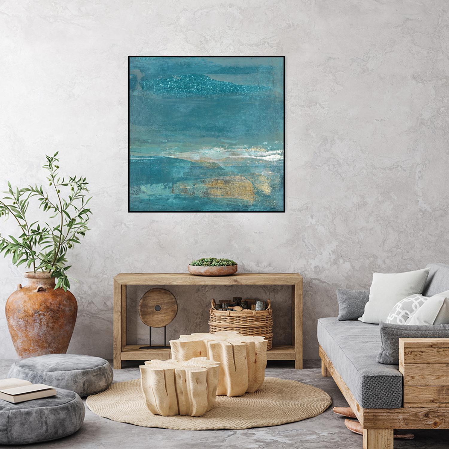 Indigo Evening 2 by Maeve Harris on GIANT ART - gold abstract