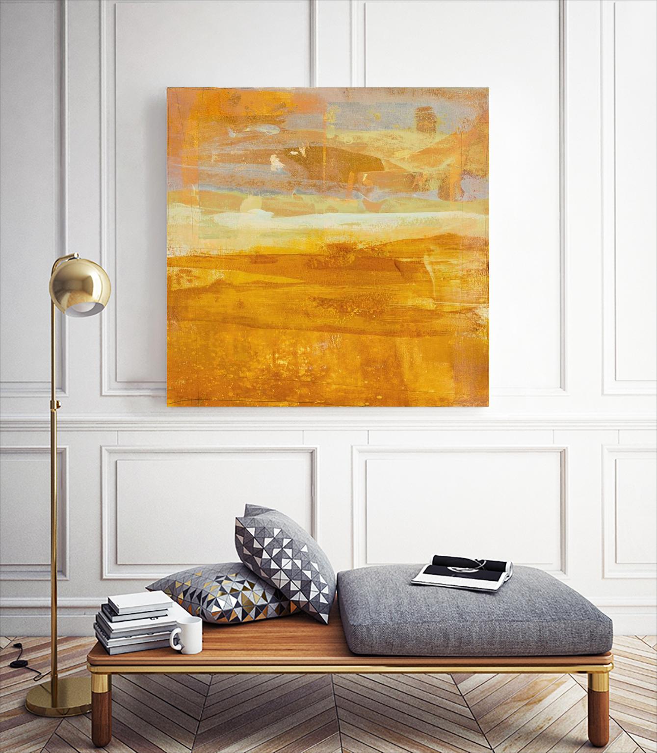 Citrus Dawn 1 by Maeve Harris on GIANT ART - orange abstract
