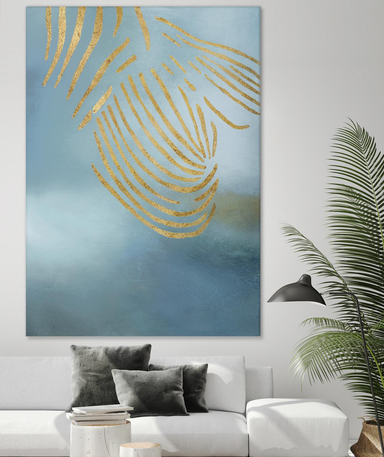 Trend 6 by Kyle Goderwis on GIANT ART - gold abstract