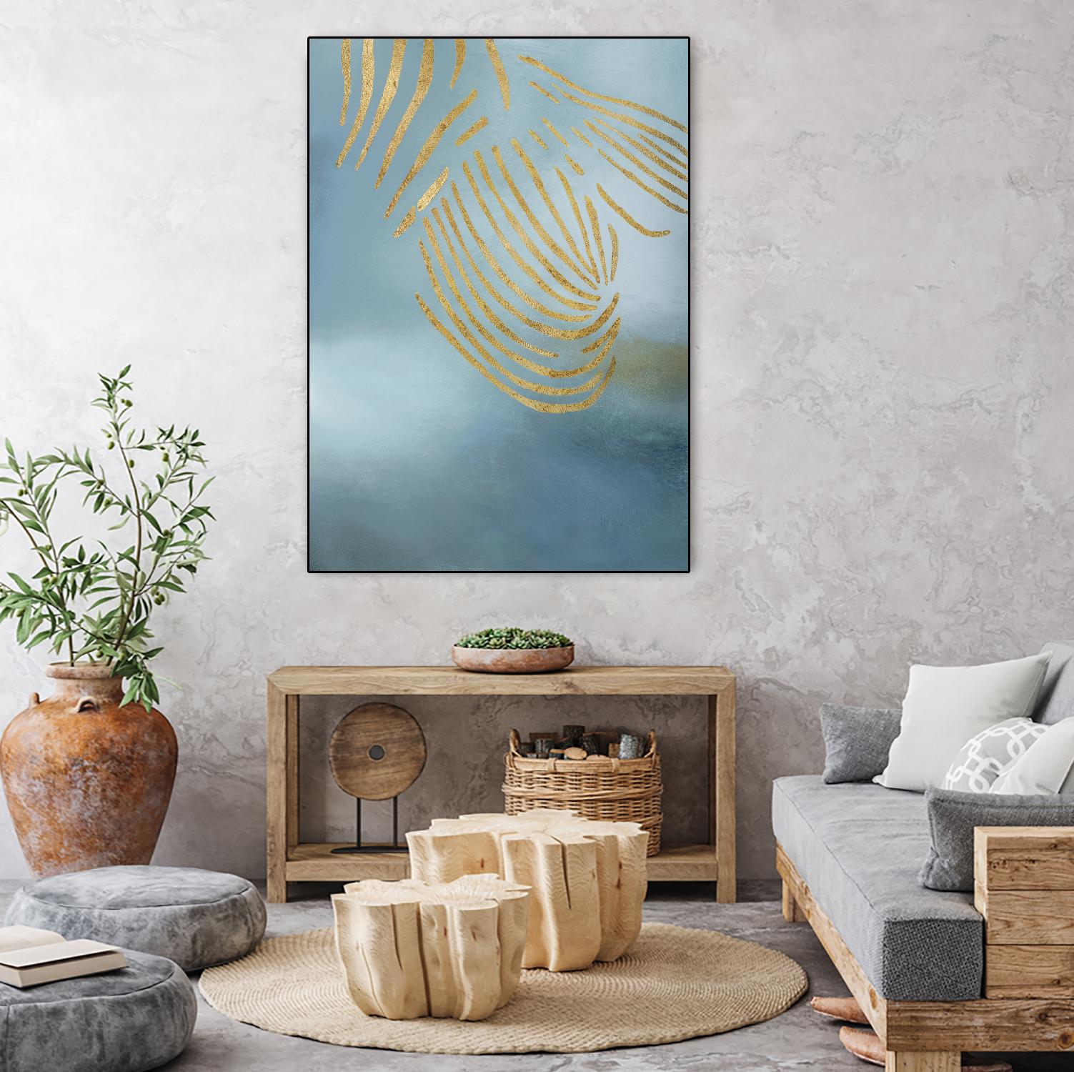 Trend 6 by Kyle Goderwis on GIANT ART - gold abstract