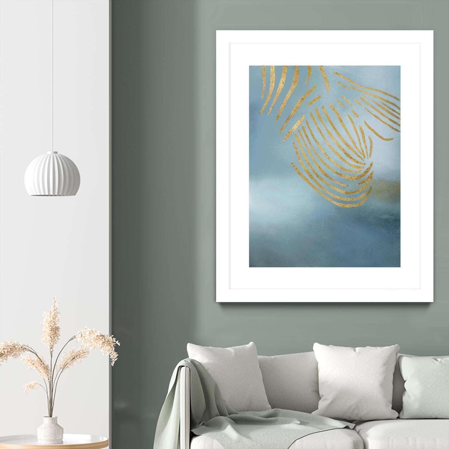 Trend 6 by Kyle Goderwis on GIANT ART - gold abstract