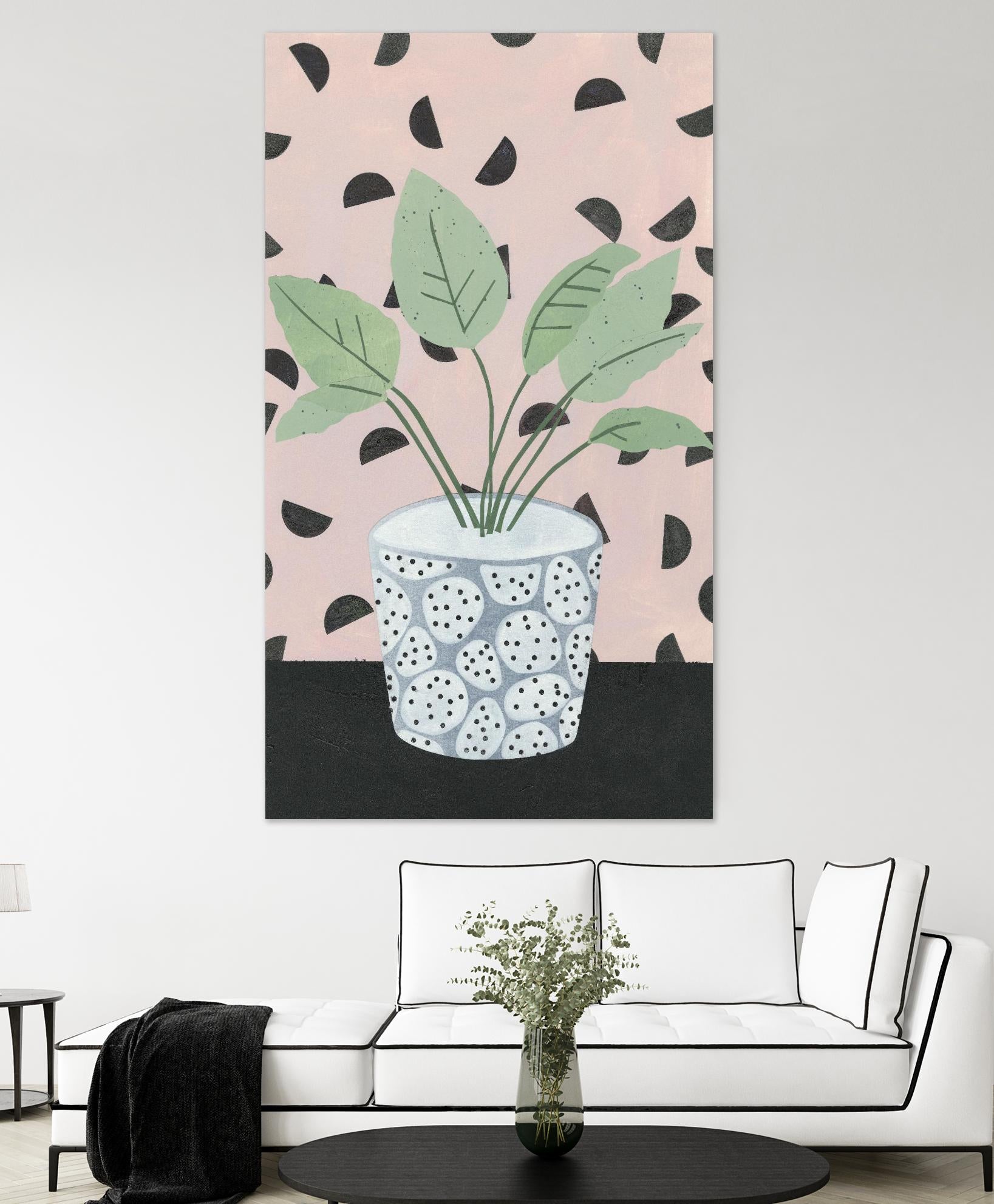Table Plant 2 by ML Studio on GIANT ART - black contemporary plant