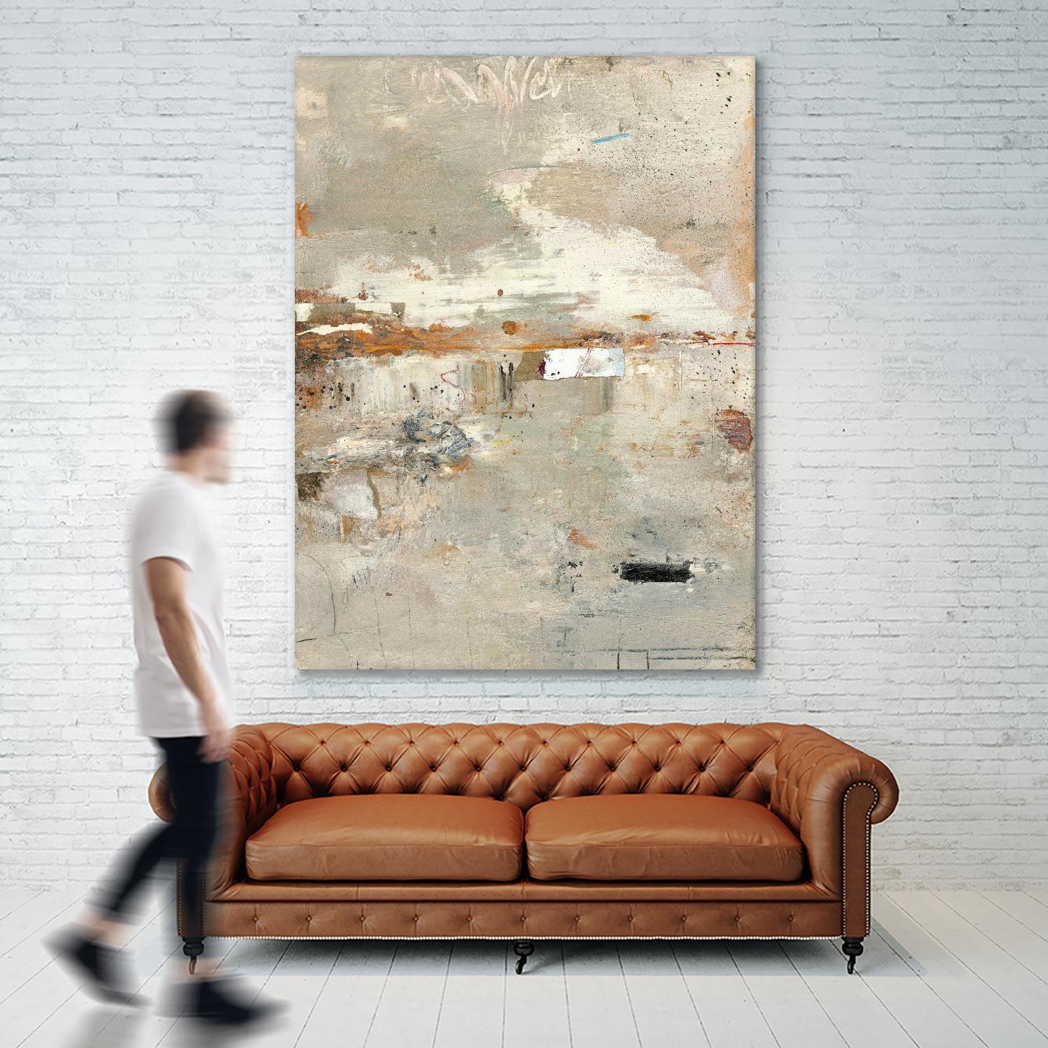 Glimpses 3 by PC Studio on GIANT ART - beige abstracts 