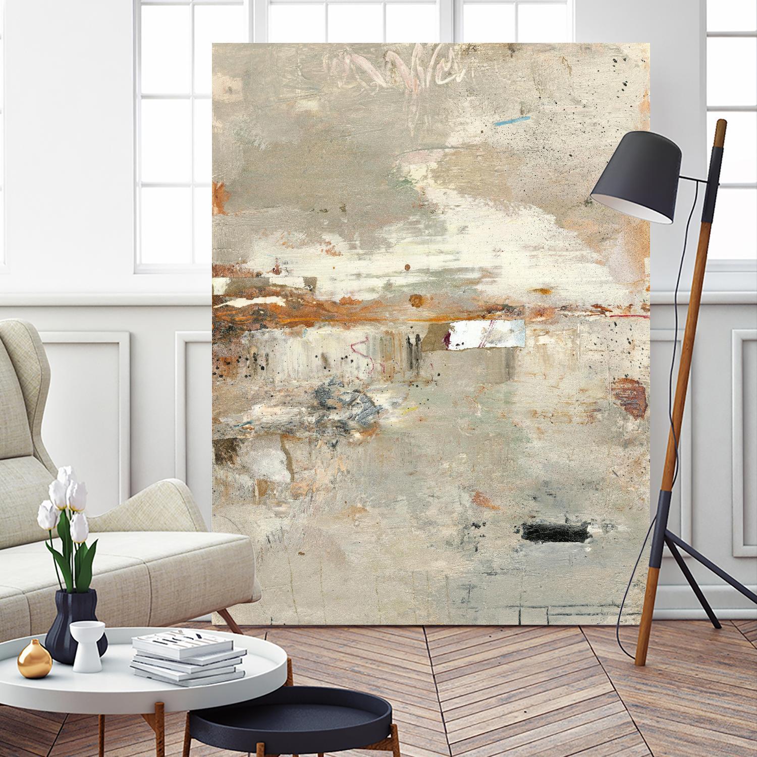 Glimpses 3 by PC Studio on GIANT ART - beige abstracts 