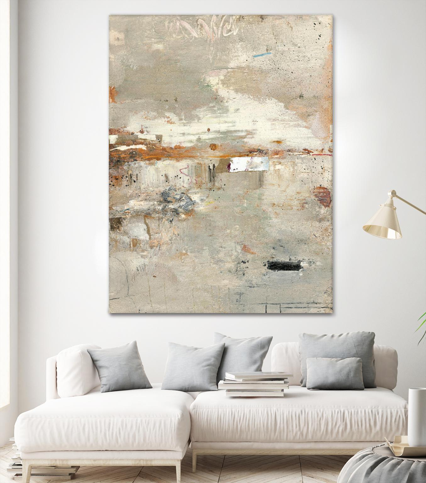 Glimpses 3 by PC Studio on GIANT ART - beige abstracts 