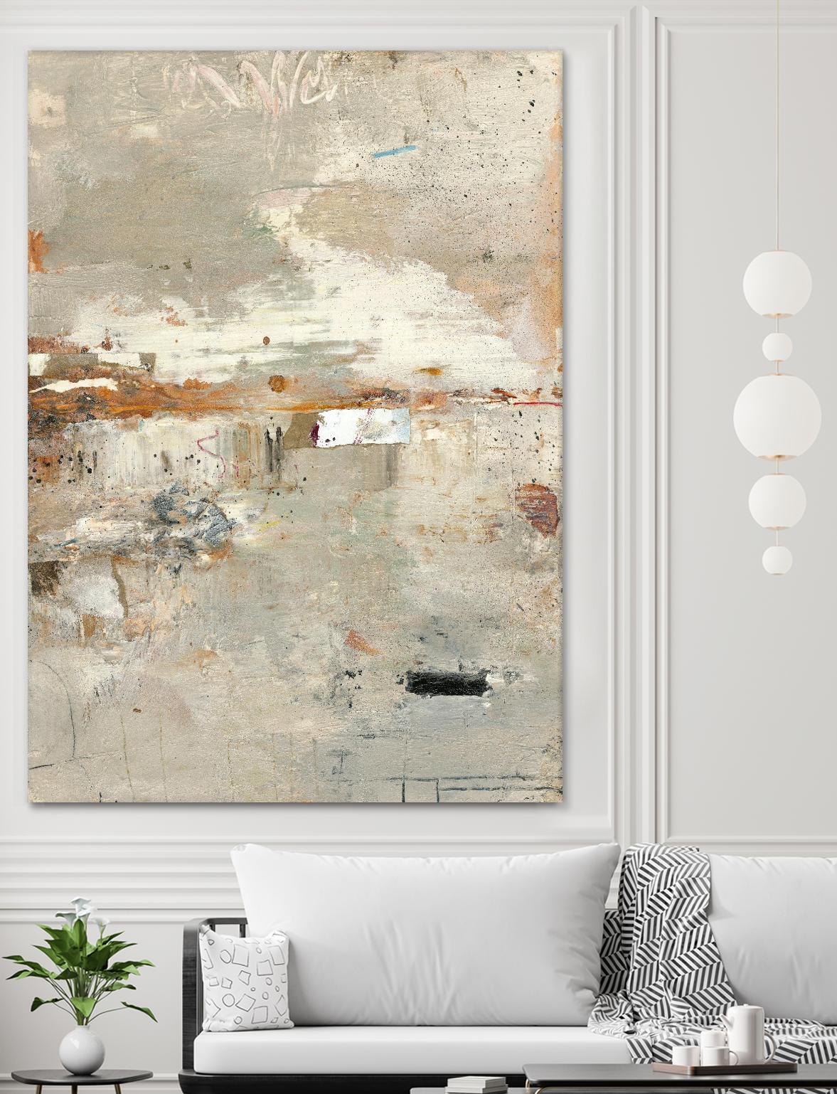 Glimpses 3 by PC Studio on GIANT ART - beige abstracts 