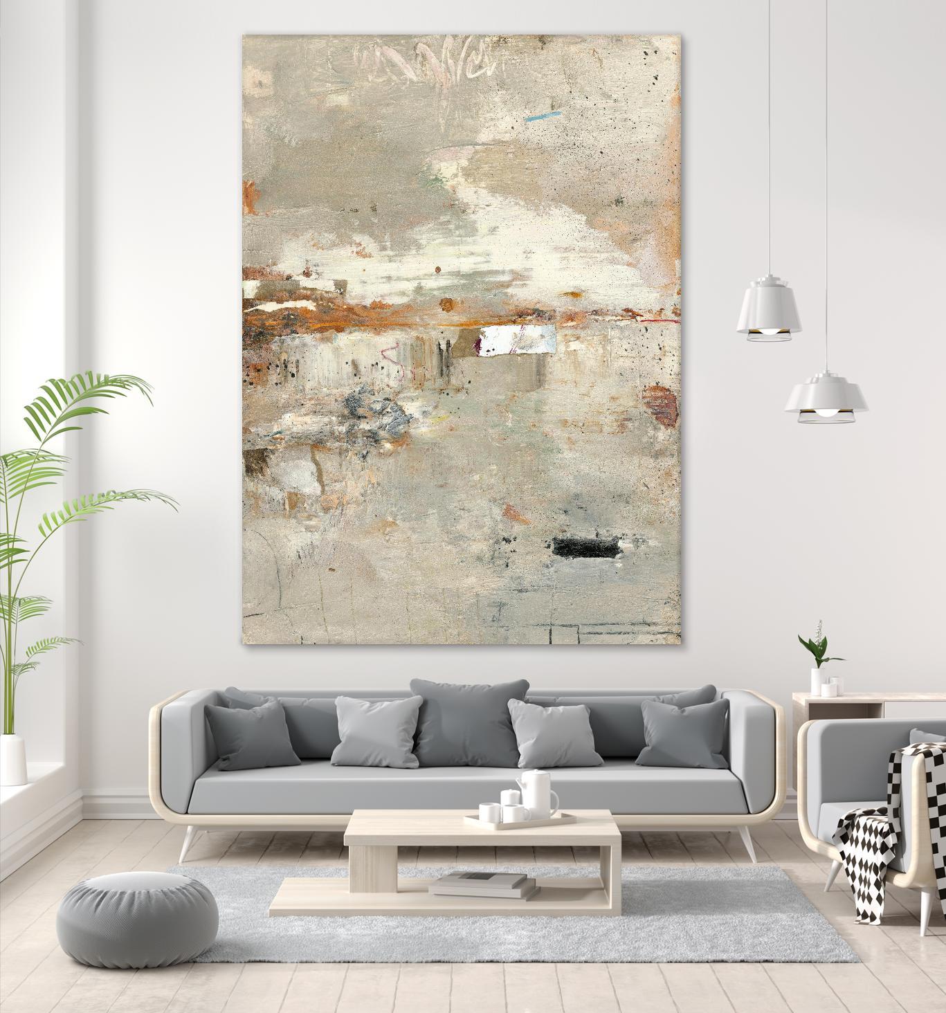 Glimpses 3 by PC Studio on GIANT ART - beige abstracts 