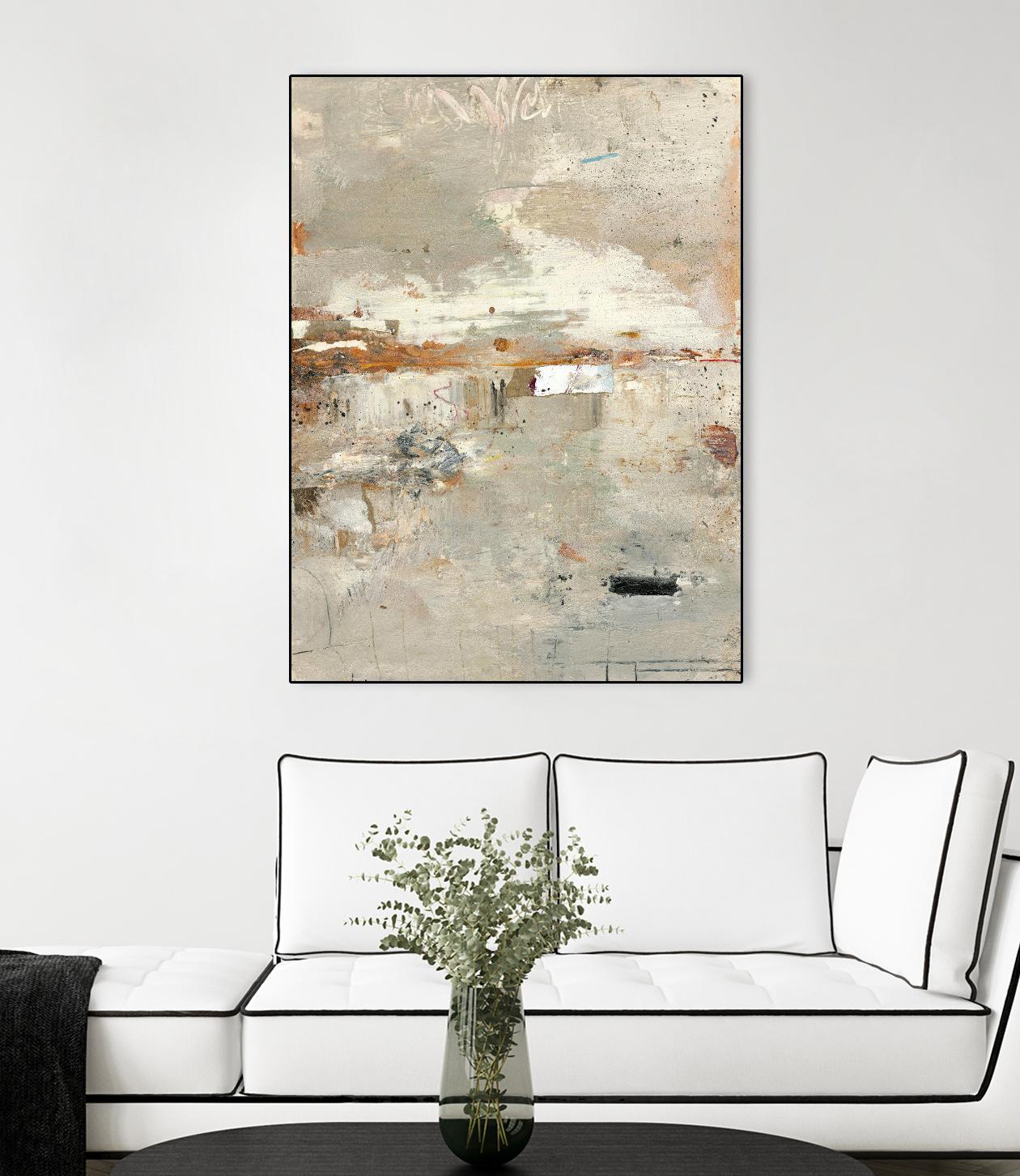 Glimpses 3 by PC Studio on GIANT ART - beige abstracts 