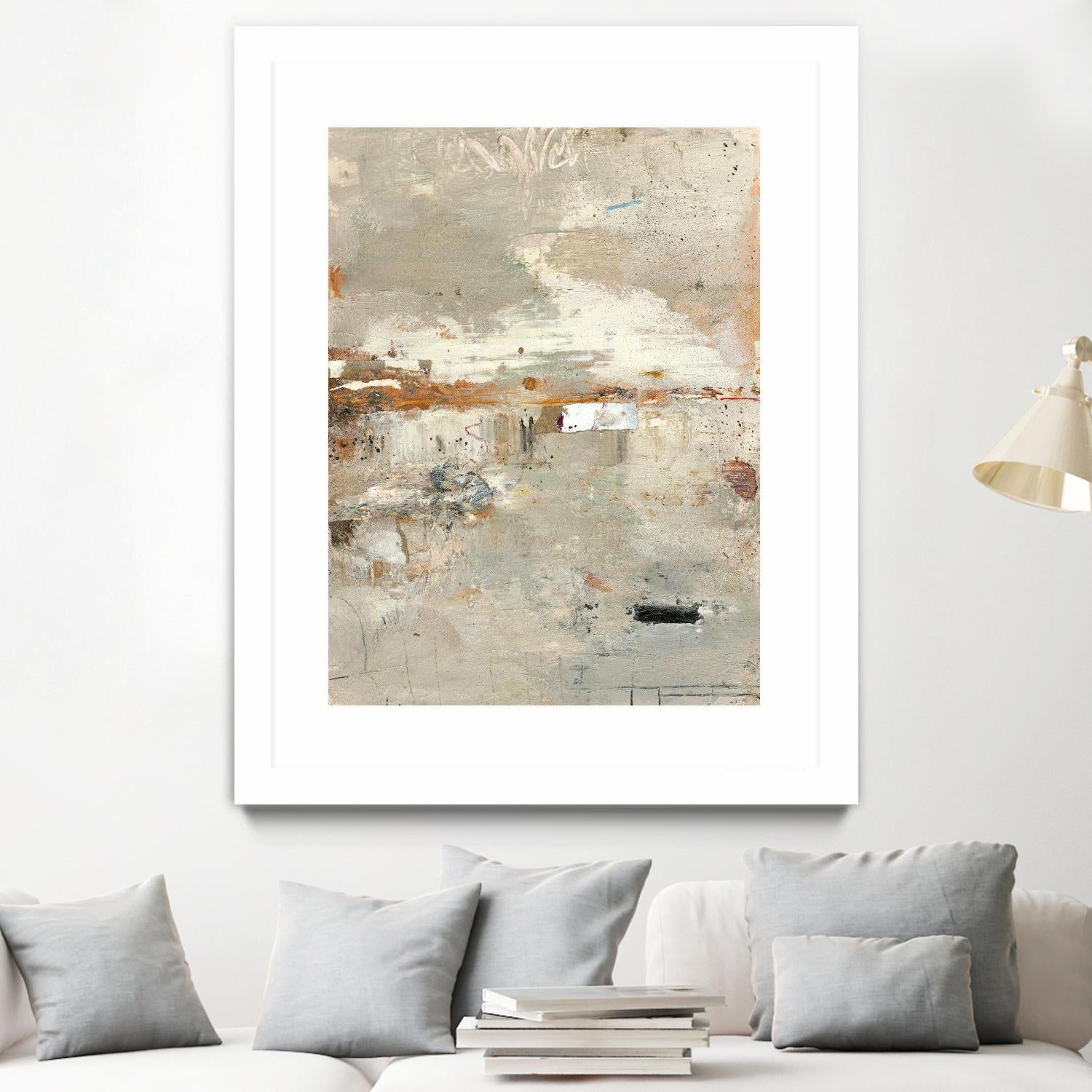 Glimpses 3 by PC Studio on GIANT ART - beige abstracts 