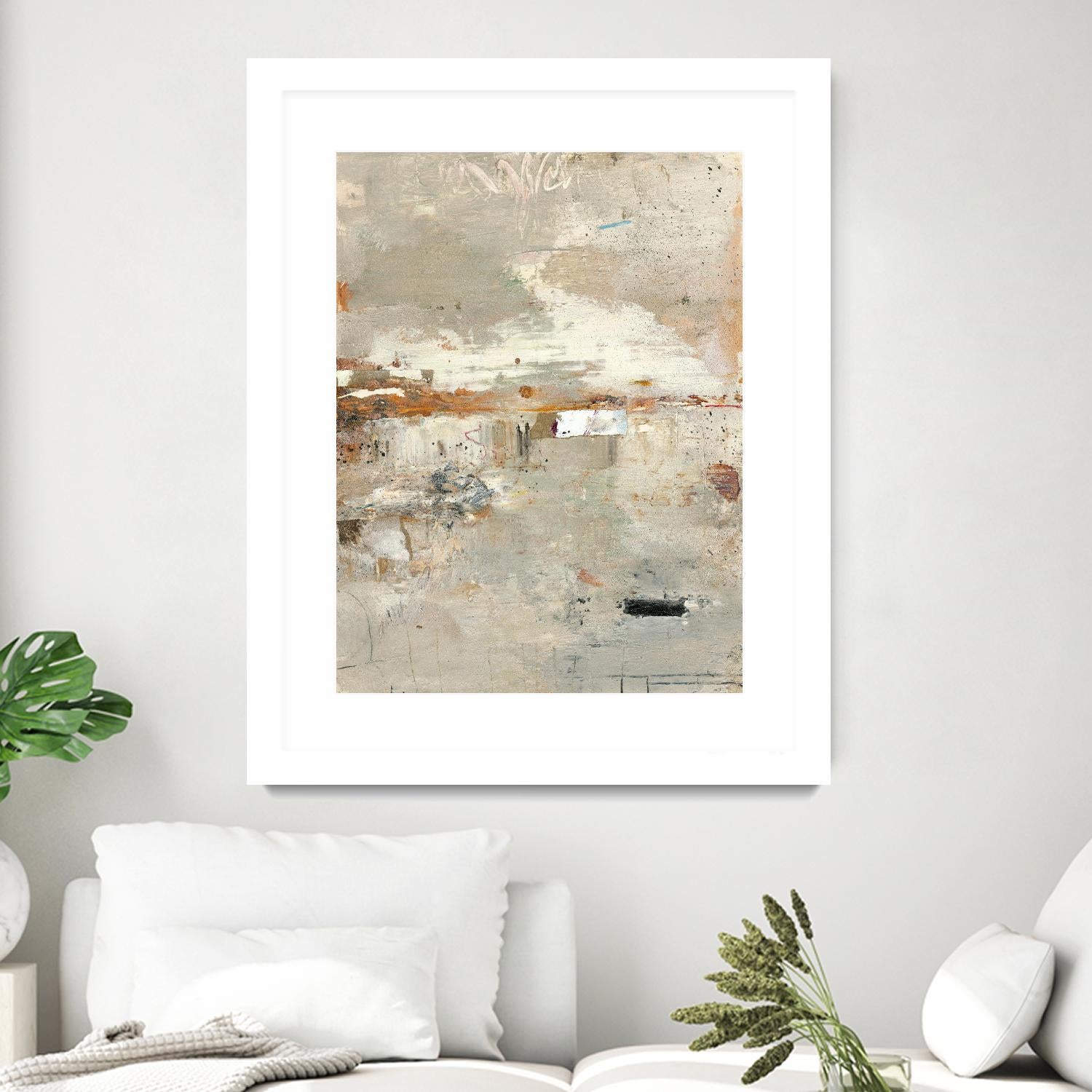 Glimpses 3 by PC Studio on GIANT ART - beige abstracts 