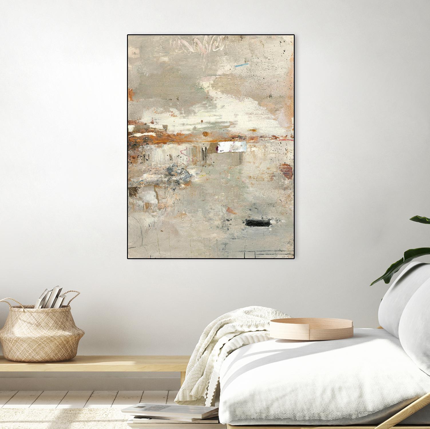 Glimpses 3 by PC Studio on GIANT ART - beige abstracts 