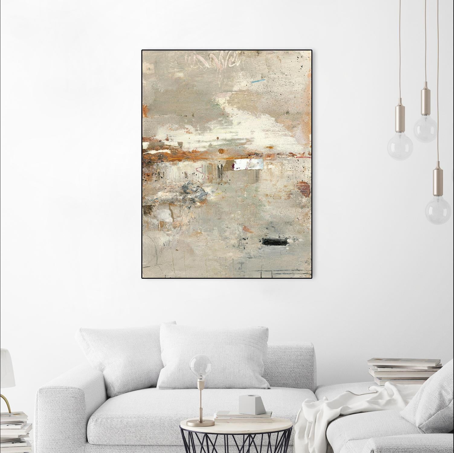 Glimpses 3 by PC Studio on GIANT ART - beige abstracts 