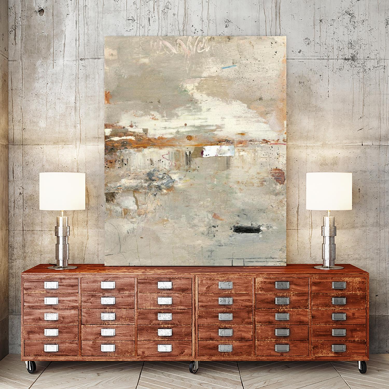 Glimpses 3 by PC Studio on GIANT ART - beige abstracts 