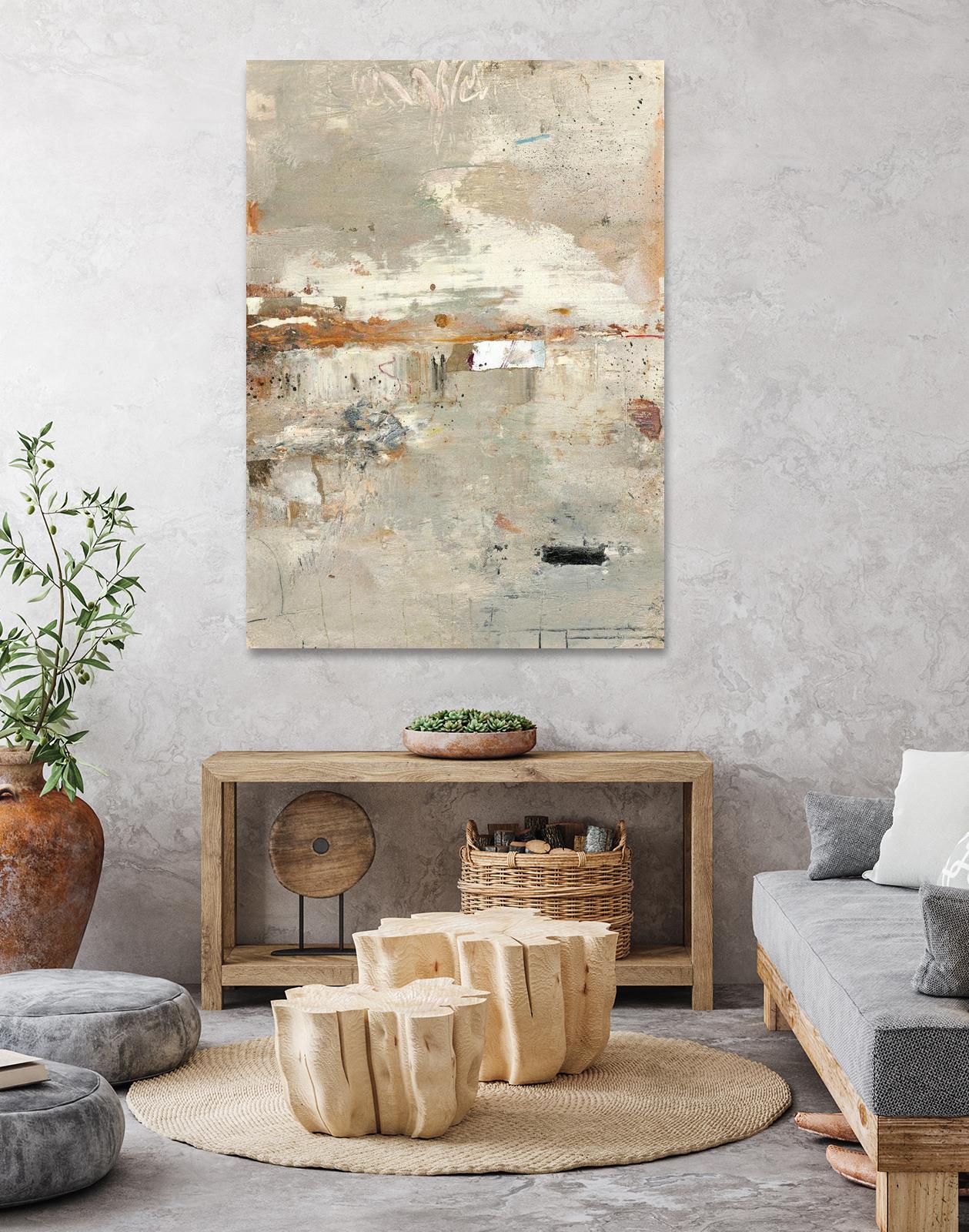 Glimpses 3 by PC Studio on GIANT ART - beige abstracts 