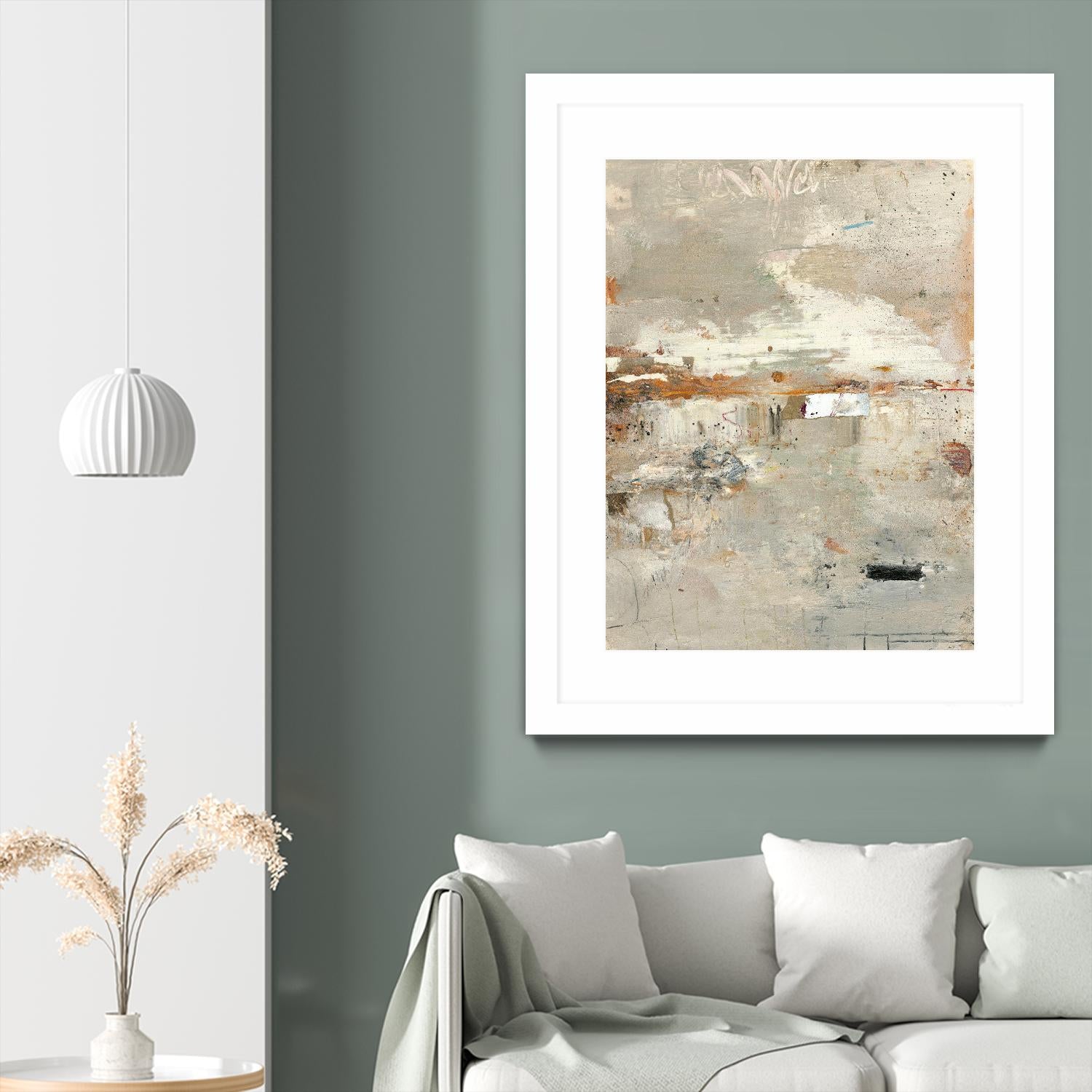 Glimpses 3 by PC Studio on GIANT ART - beige abstracts 