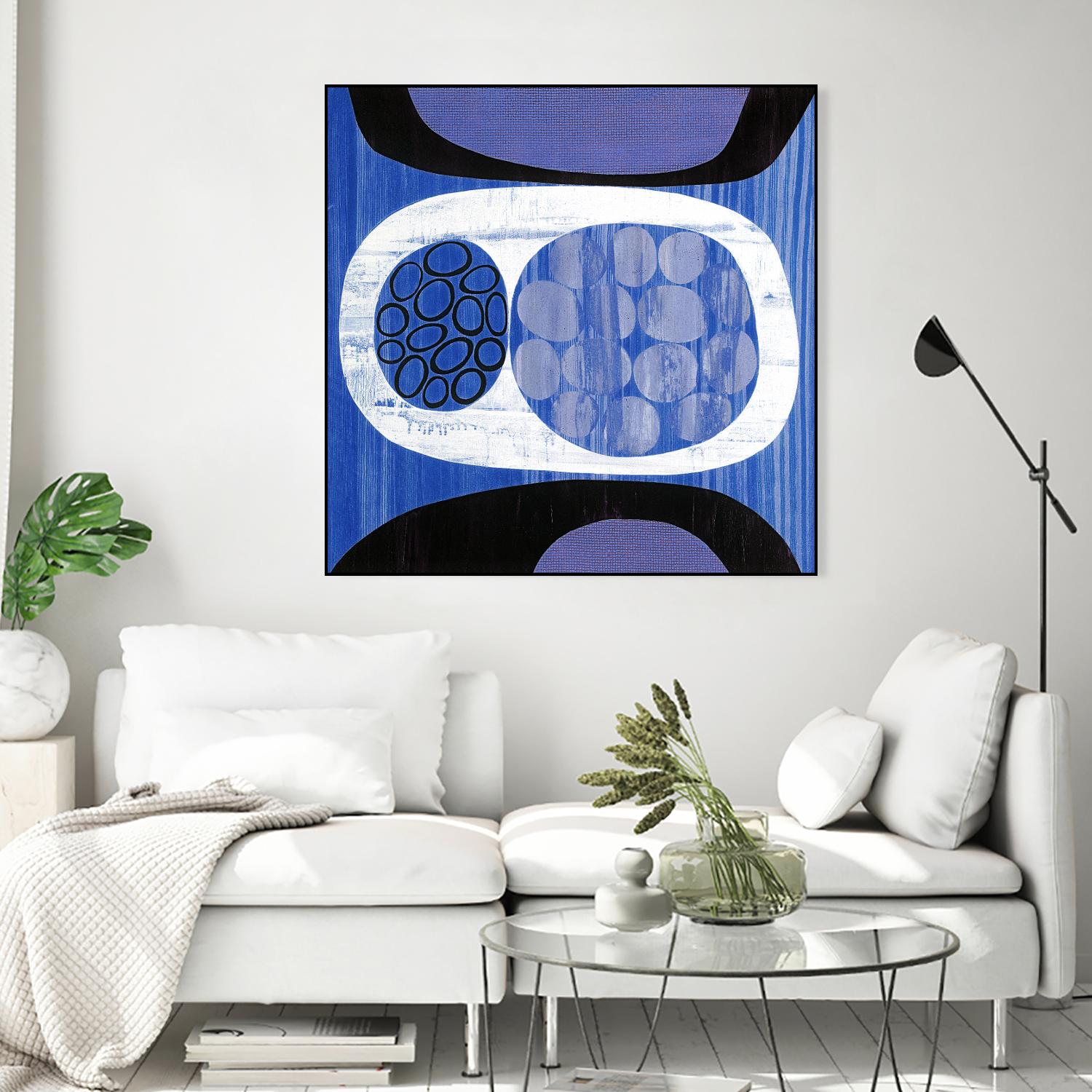 New Beginning II by Mary Calkins on GIANT ART - purple abstract