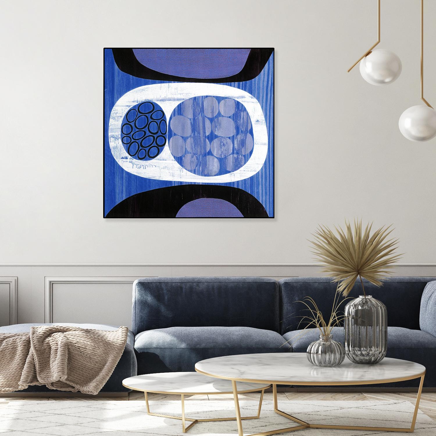 New Beginning II by Mary Calkins on GIANT ART - purple abstract