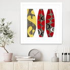 Empowerment I by Mary Calkins on GIANT ART - red abstract