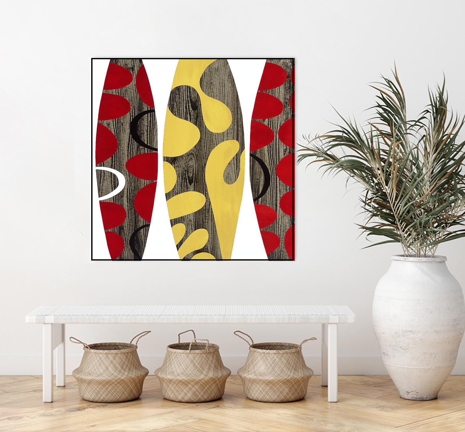 Empowerment II by Mary Calkins on GIANT ART - red abstract