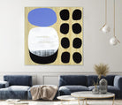 Luna Azul I by Mary Calkins on GIANT ART - blue abstract