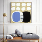 Luna Azul II by Mary Calkins on GIANT ART - blue abstract