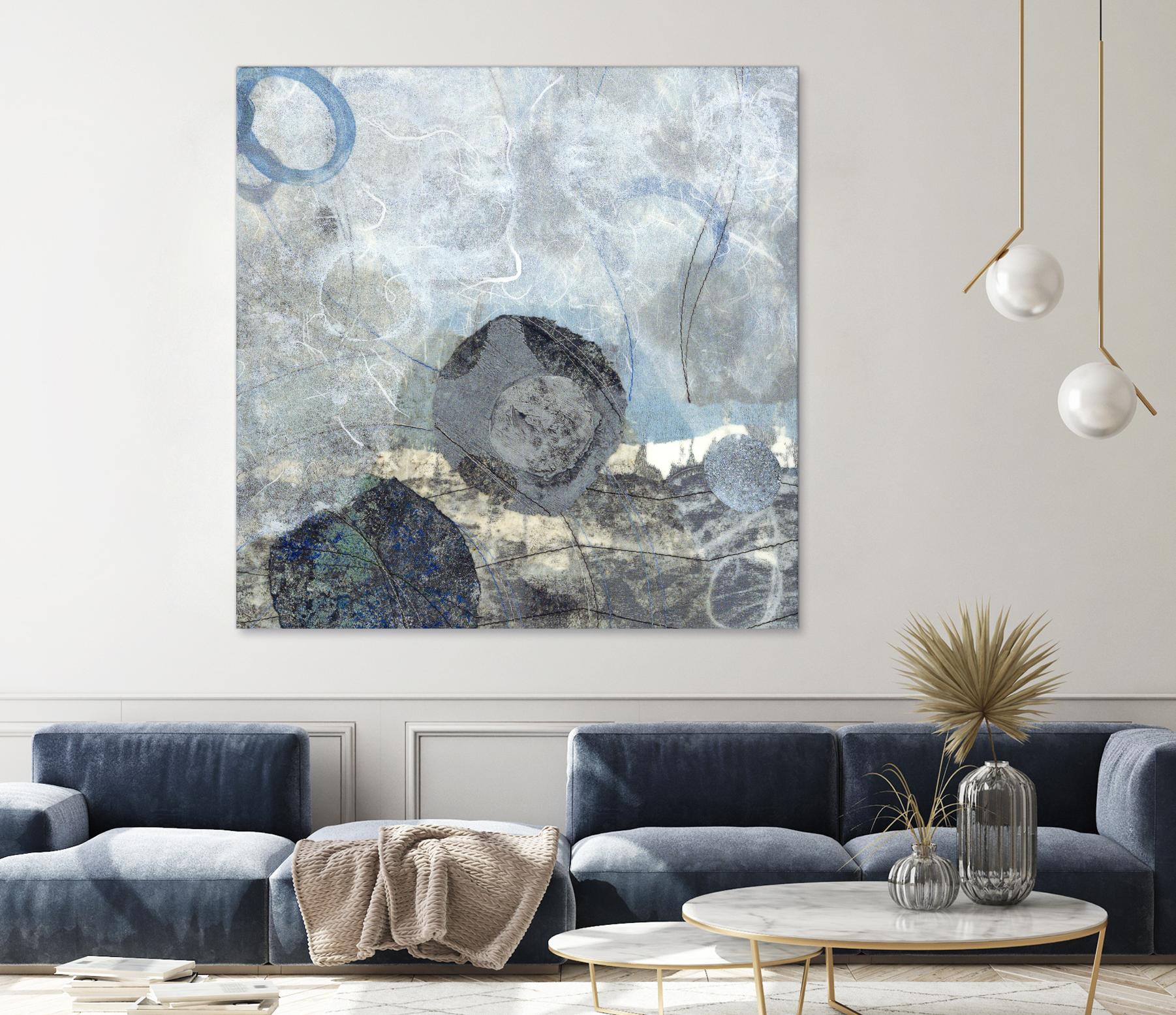 Pathways II: Wave by David Owen Hastings on GIANT ART - blue abstract